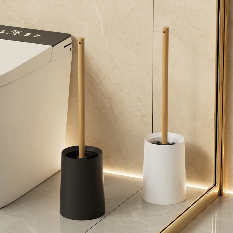 马桶刷无死角家用蹲坑洗厕所刷子卫生间清洁长柄刷带底座清洁刷子