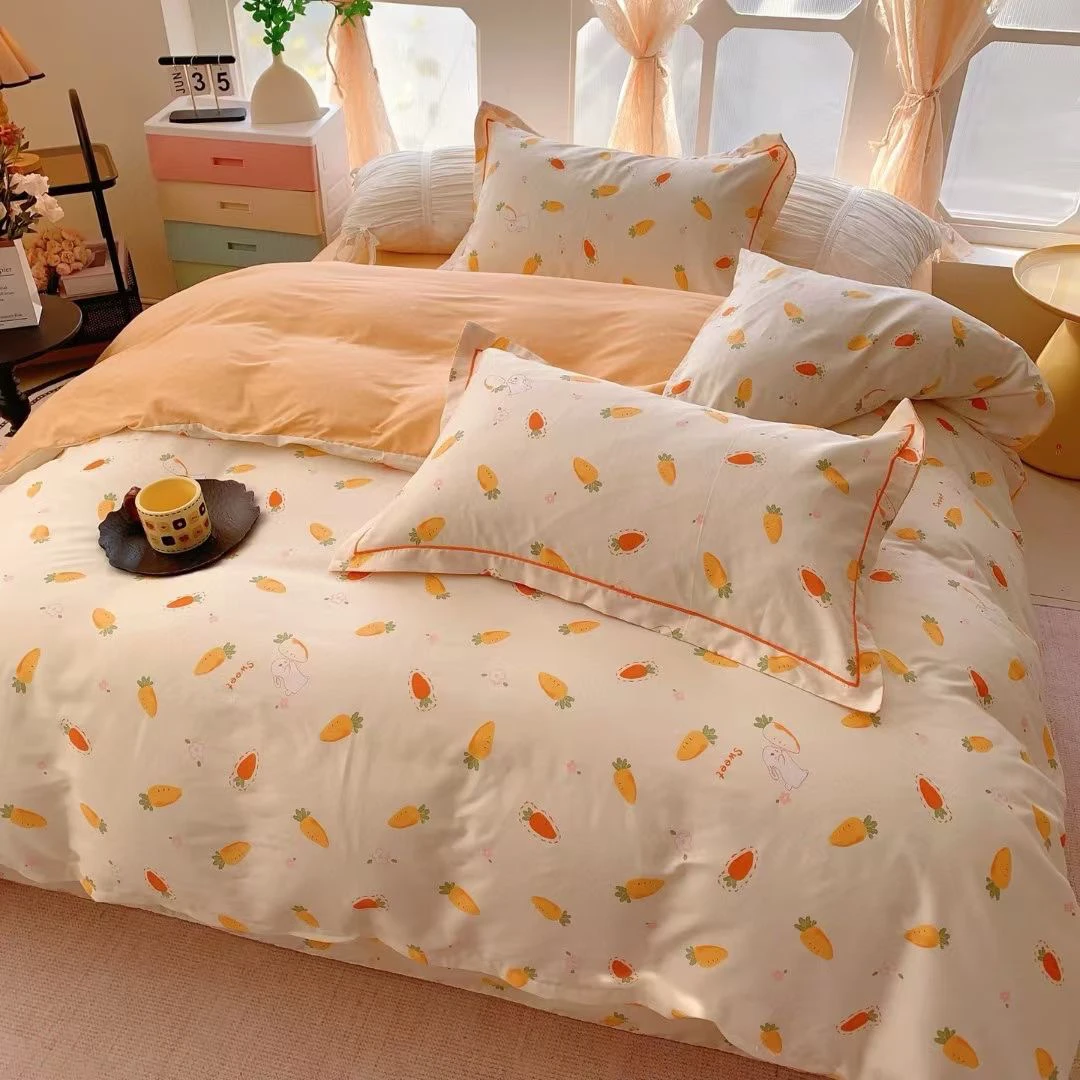 新款四季款全棉三件套四件套百分百棉