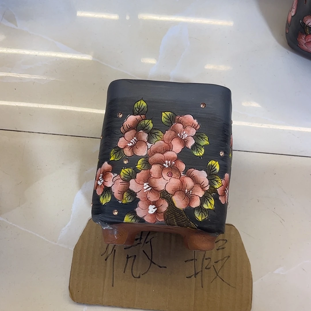 景德镇炫彩手绘口10高15