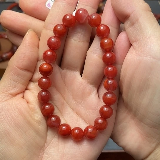 未镶嵌原矿手串9多样性发南红玛瑙