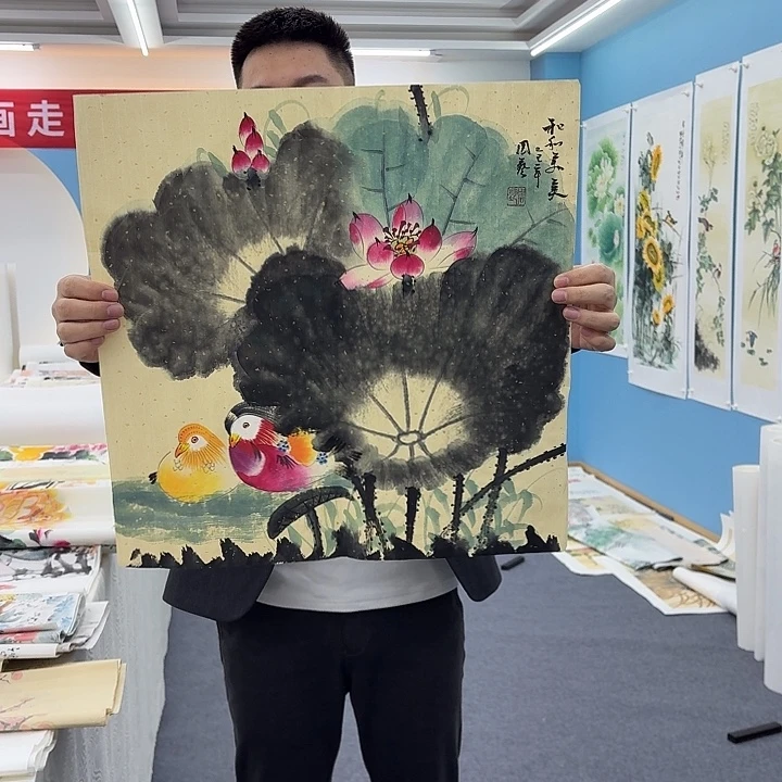 国画手绘国画作品