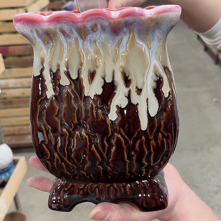 陶瓷陶瓷多肉植物花盆