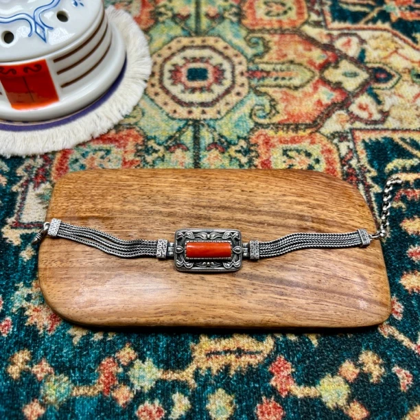 足银手链 纯银旭日手链蒙古民族风纯手工680