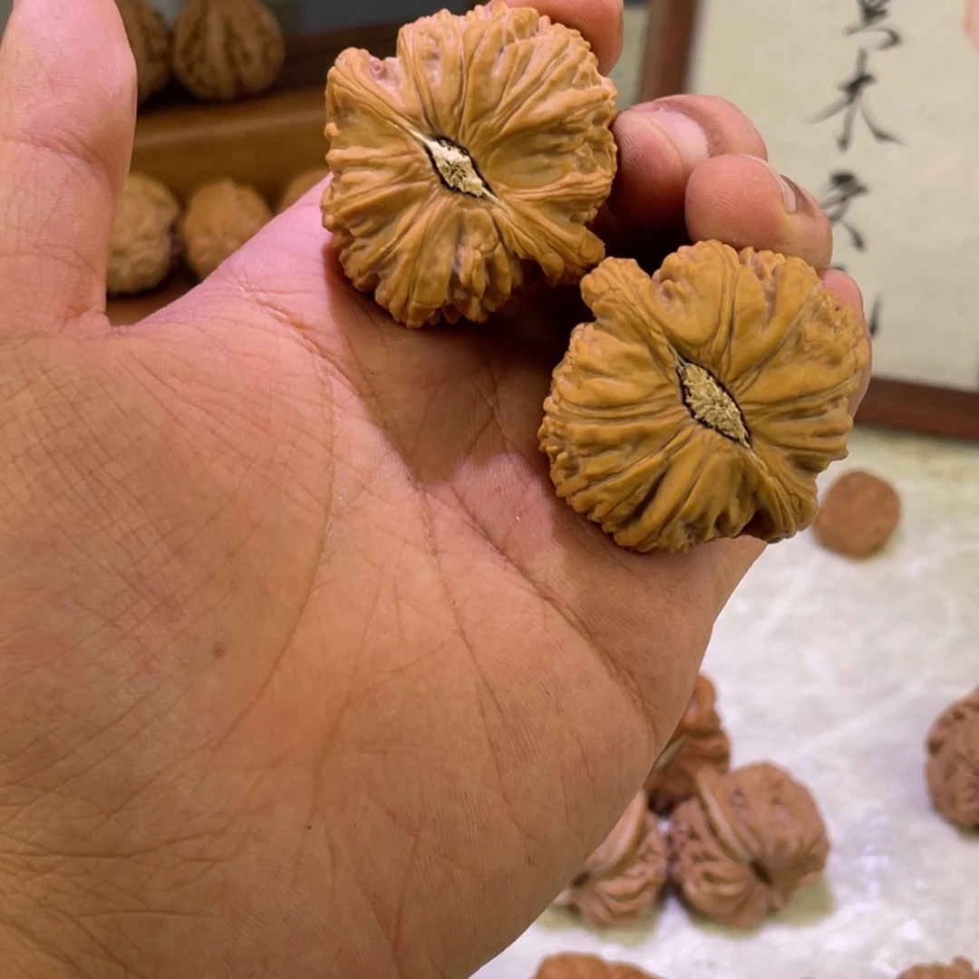 卡姿兰42白狮子文玩核桃