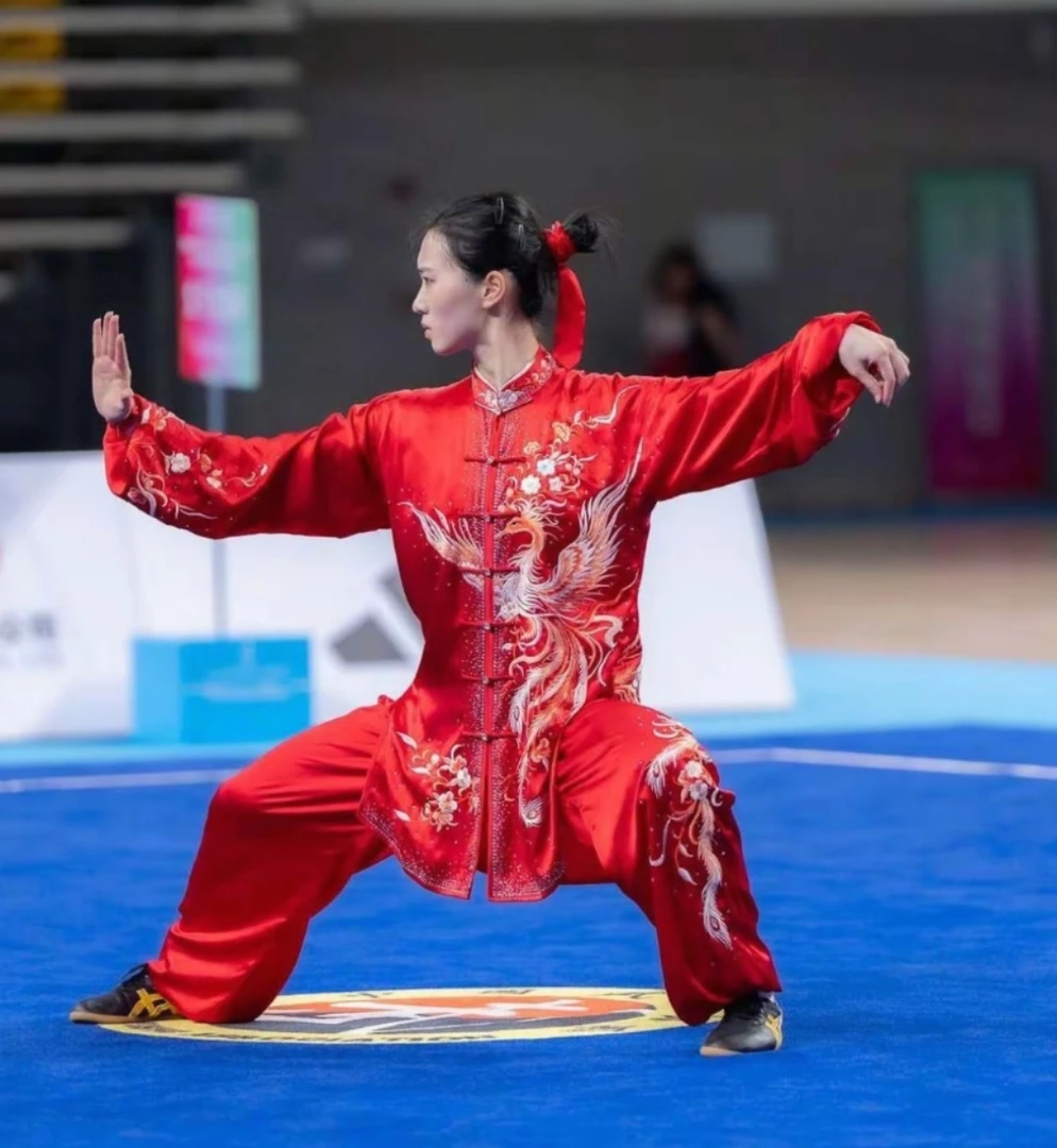 新款定制太极服比赛表演男女练功服八段锦适用