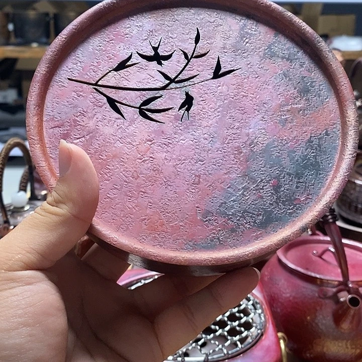 手工制作紫铜壶称