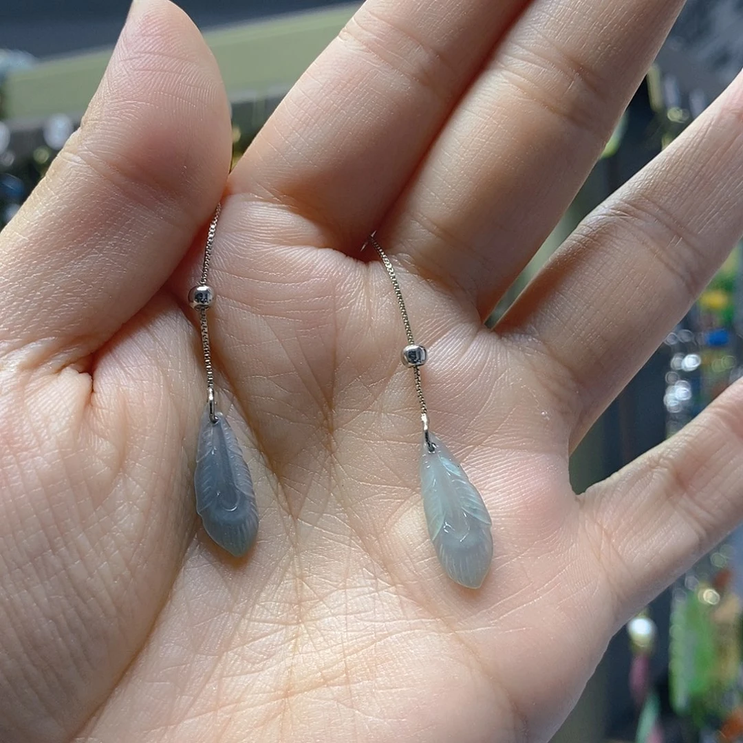 未镶嵌翡翠耳饰翡翠