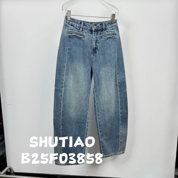 【SHUTIAO】2025夏季：新款小众设计款裤子B25F03858
