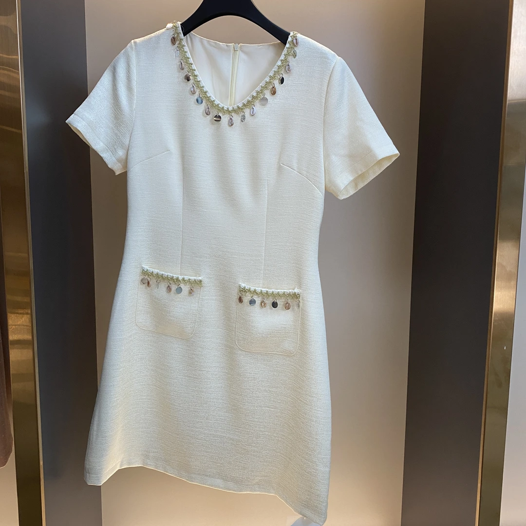 【CC晨晨】 夏季轻奢高定连衣裙0159