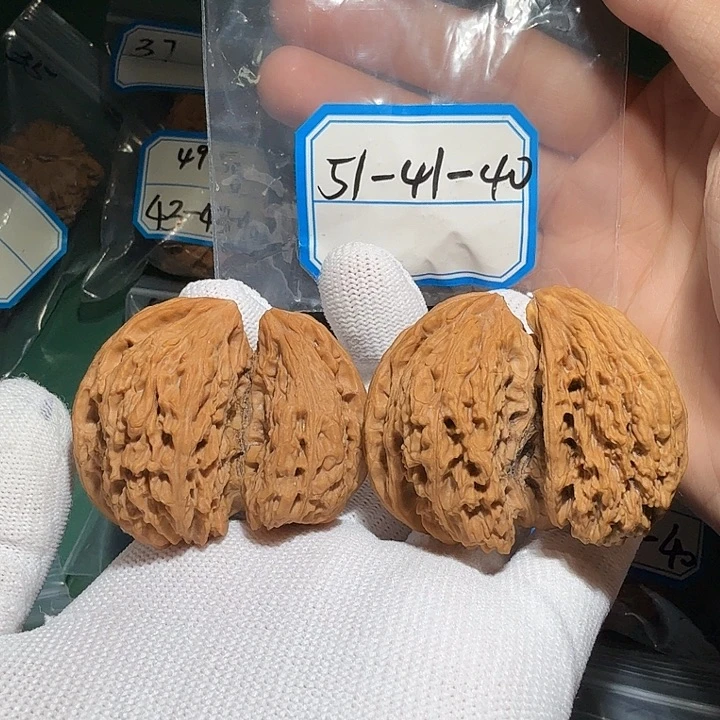 文玩核桃吊坠南疆连体45