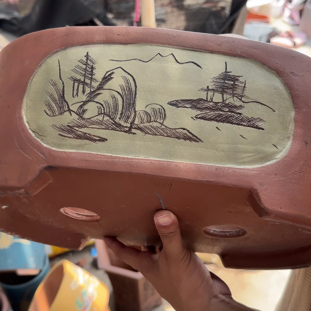 紫砂花盆瑕疵的问题