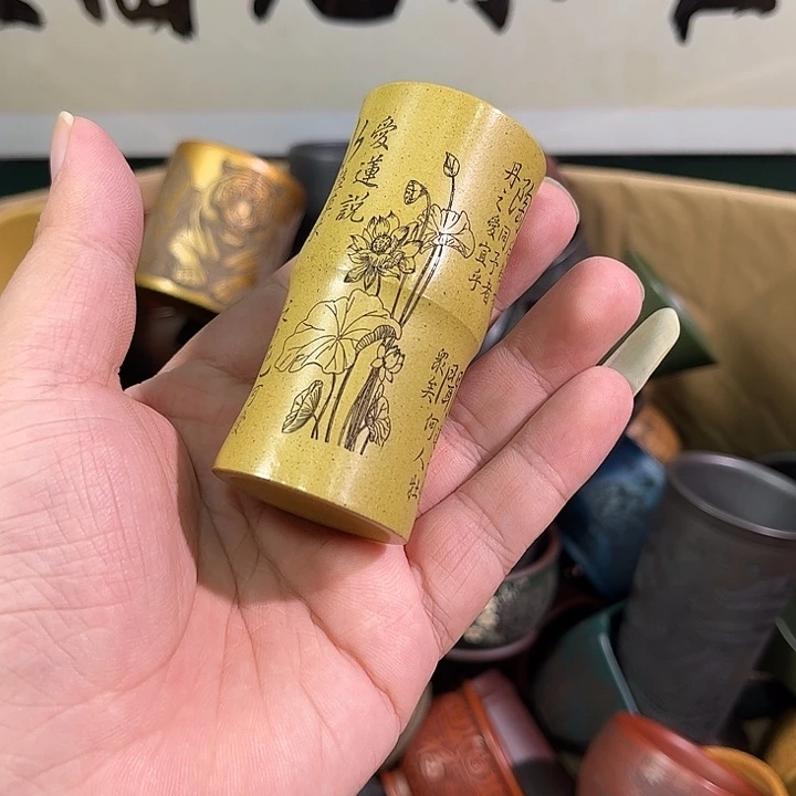 茶杯紫砂全手工紫砂主人杯