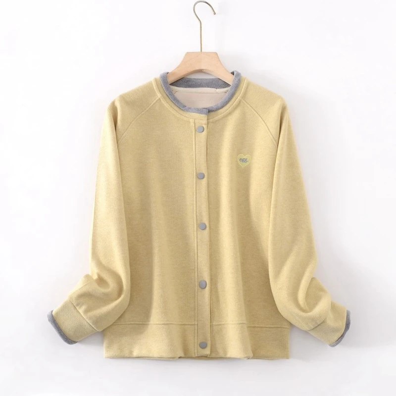 XUXU-「糖果外套」2025春季新款女装洋气减龄撞色外套FF-25080