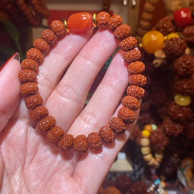 【闪购商品】金刚菩提手串10单六瓣玉化