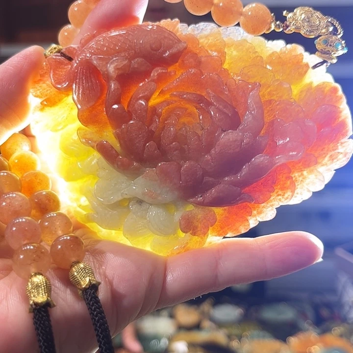岫玉未镶嵌毛衣链