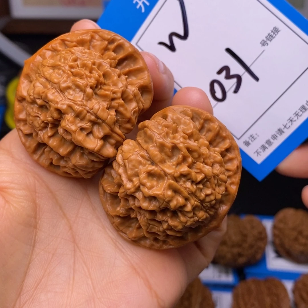 文玩核桃把件神***钩47官帽031号