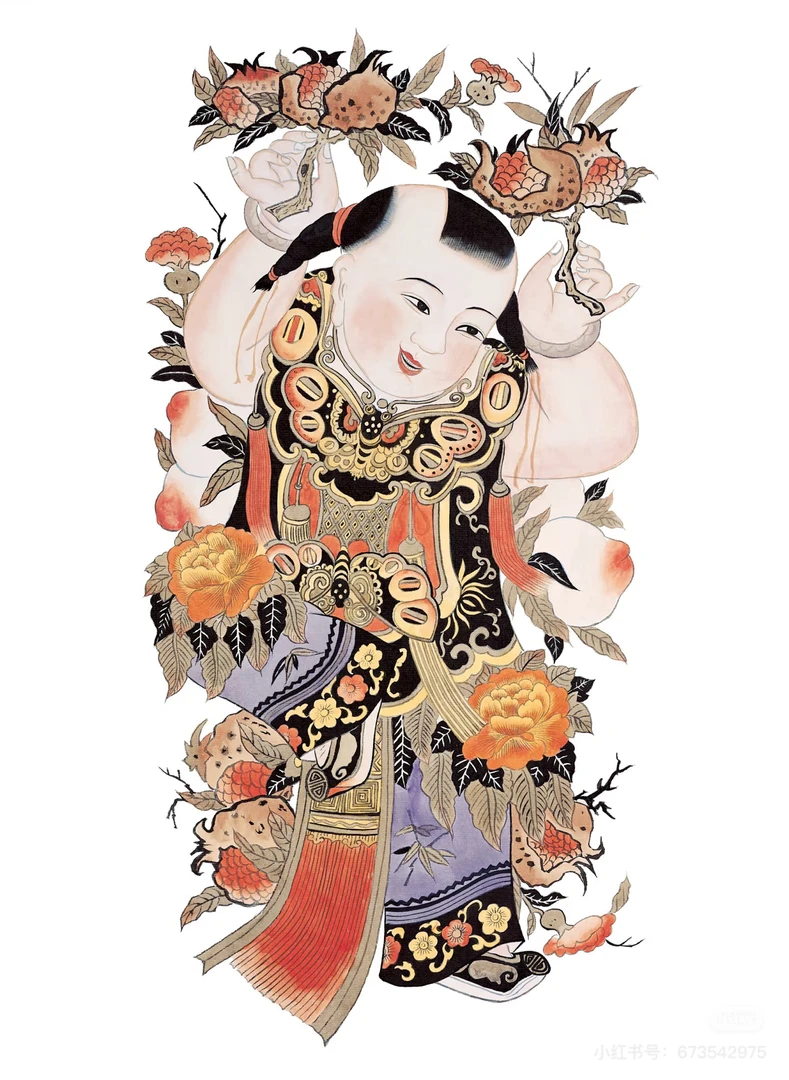 特色手工艺精美传统年画展现独特艺术魅力