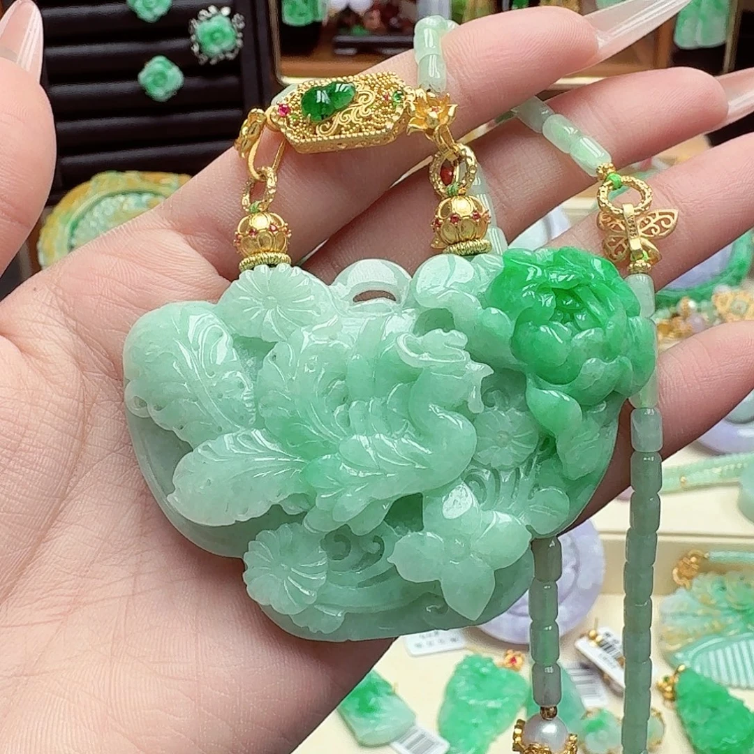 颈饰未镶嵌翡翠翡翠吊坠