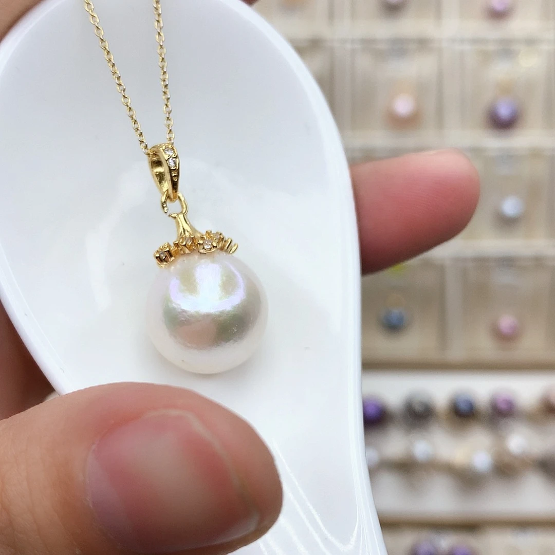 淡水珍珠颈饰合金