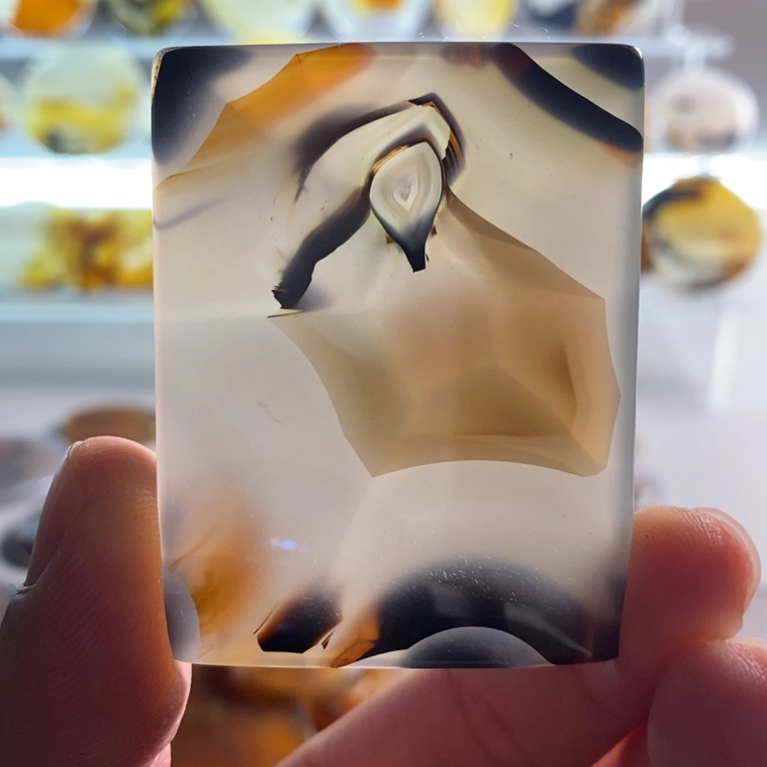 玛瑙/玉髓合金颈饰