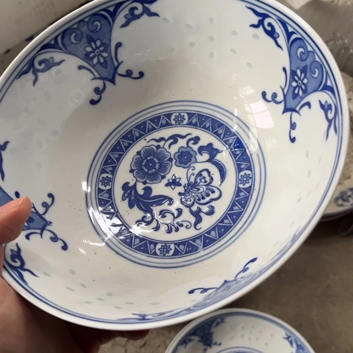 碗陶景德镇高温细白瓷餐具