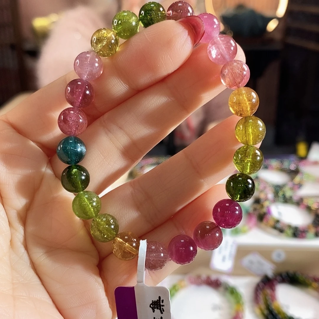 碧玺手链未镶嵌G2174单圈颜色微差