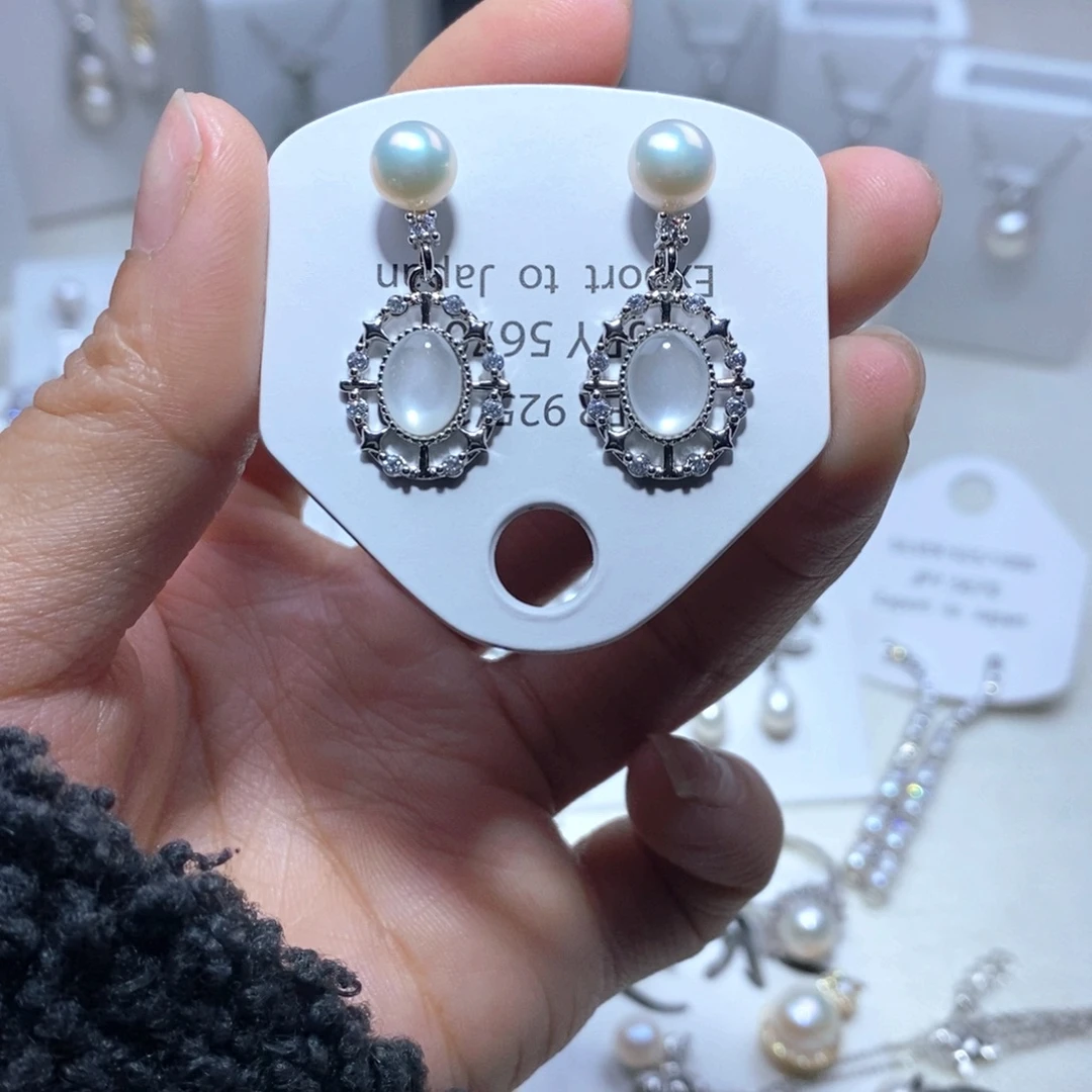 耳饰未镶嵌淡水珍珠