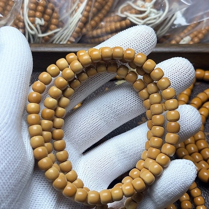 橄榄核手串/手链橘*16.5清水 无白 极限弧