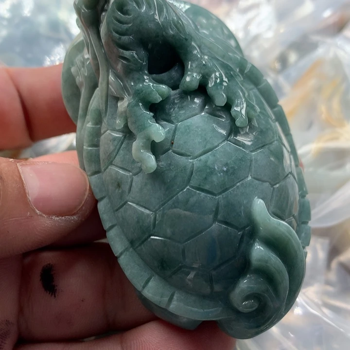 翡翠未镶嵌颈饰保真天然a货翡翠