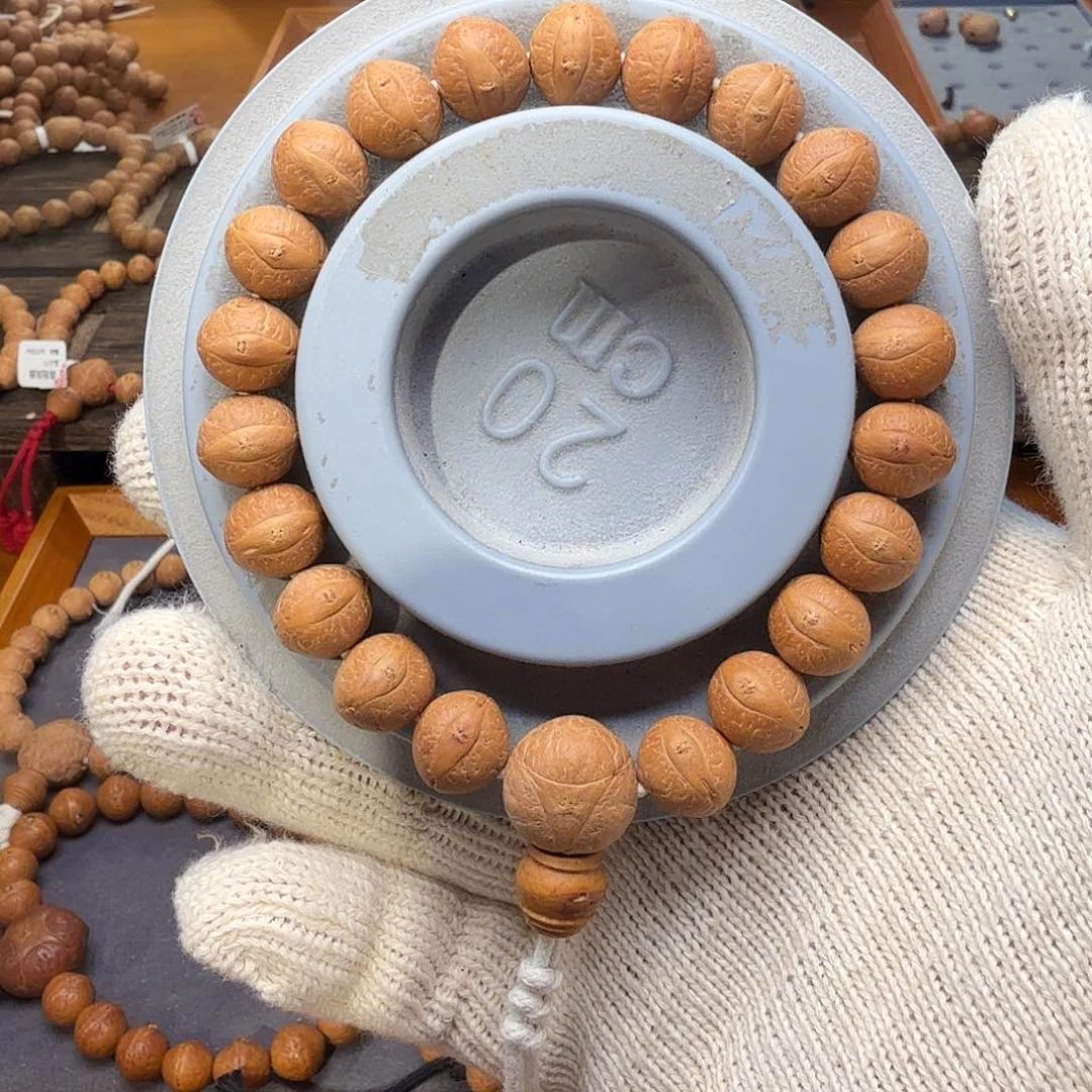 凤眼菩提吊坠12mm飞碟红油皮厚皮壳