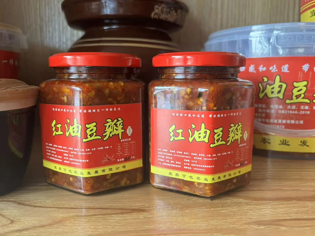 可也农业 农家手工红油豆瓣酱
