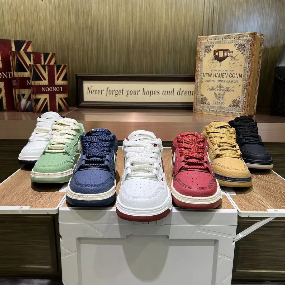 2025秋季新款休闲系带低帮薄款运动时尚休闲鞋经典潮鞋透气男鞋