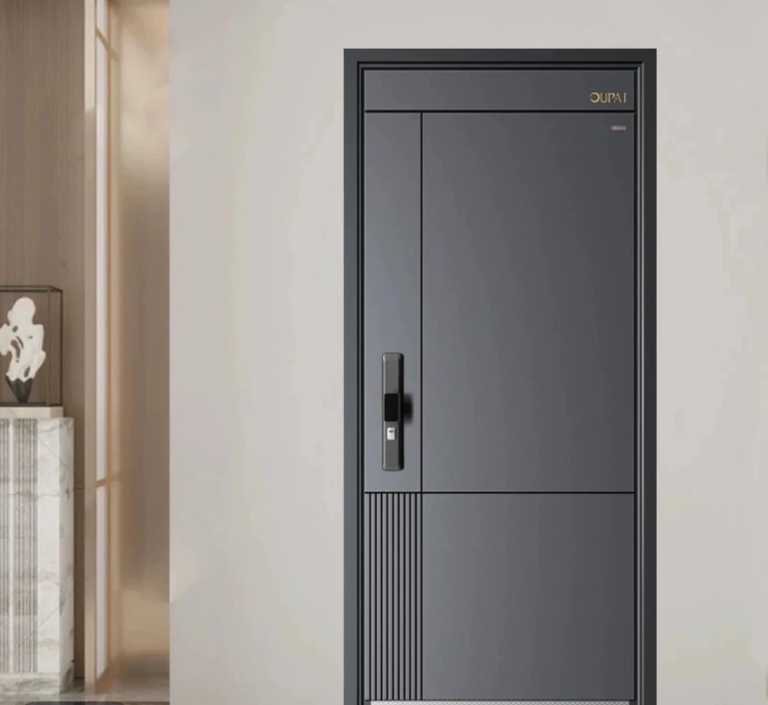 书法和专属链接入户防盗门