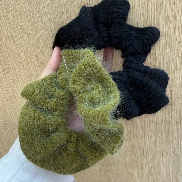 针织简约发圈百搭