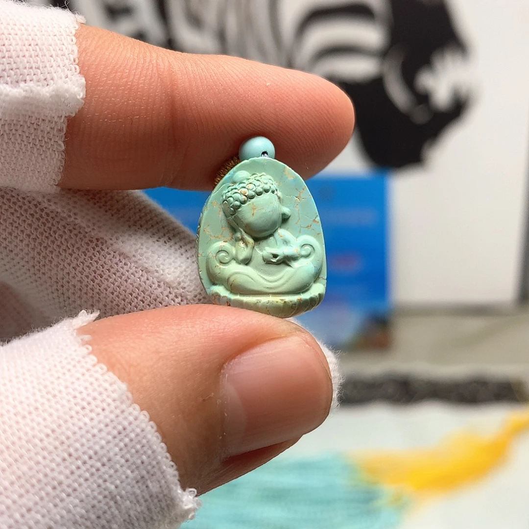 未镶嵌绿松石挂件