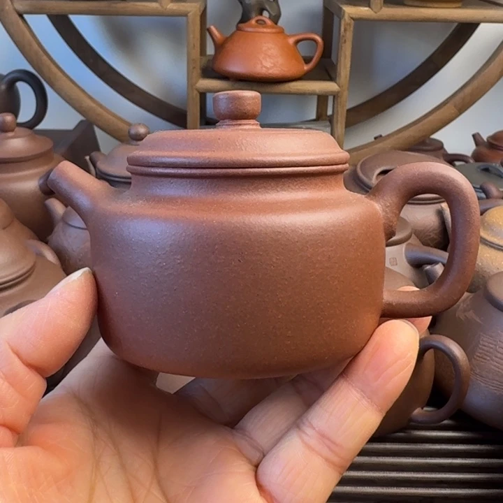紫砂茶壶150cc德钟嫩底槽清微瑕特价处理