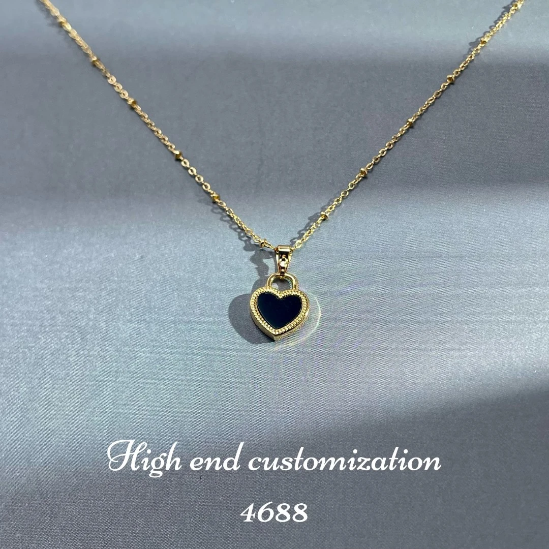 铜合金项链 设计师款项链~4688 （链长+延长链：41+3误差±2cm）