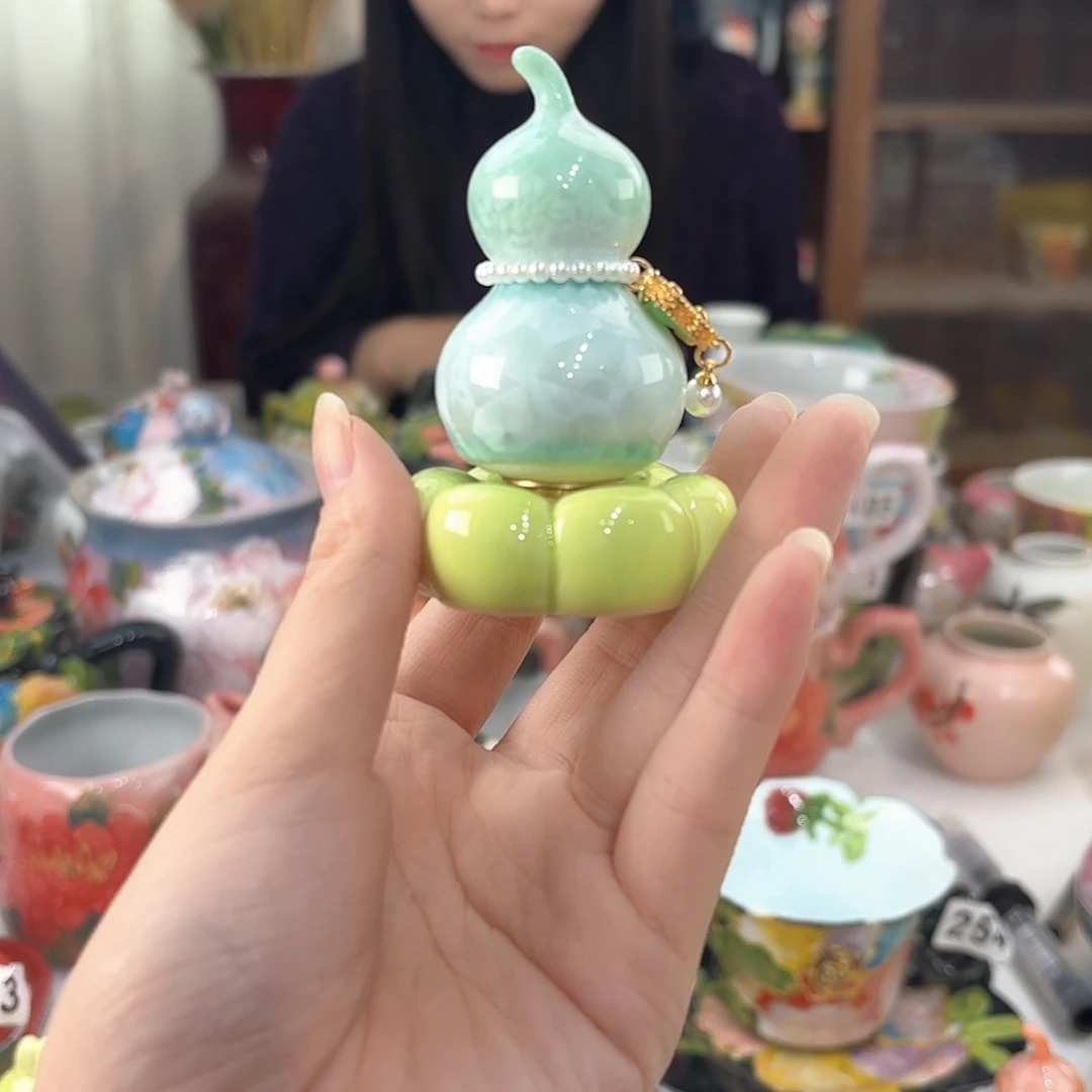 景德镇手绘高温釉下彩陶瓷茶具