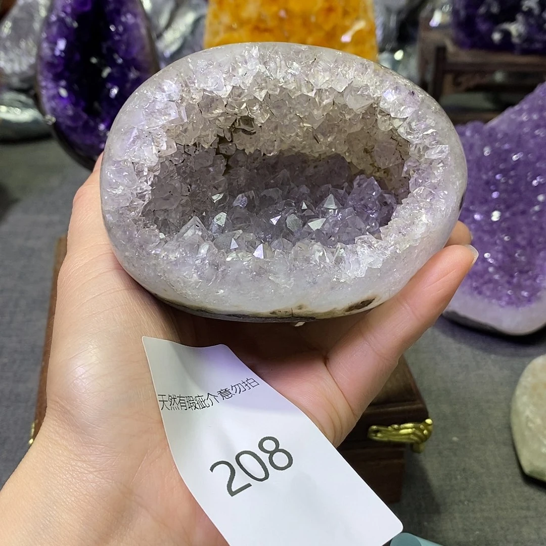 紫晶珠宝半成品未镶嵌