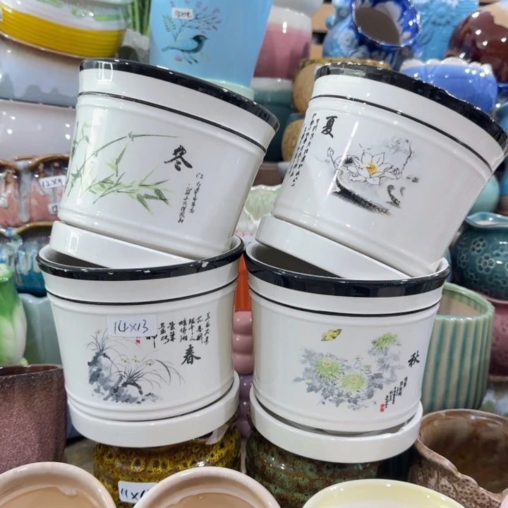 凑9块包邮，有孔，花盆