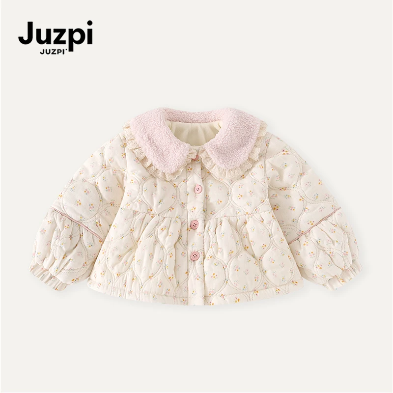 橘止皮·女童棉衣外套2025秋冬新款洋气韩版棉服宝宝上衣QW259727