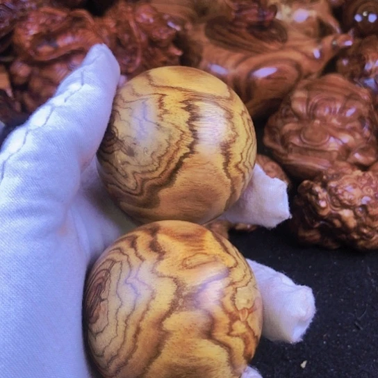 黄花梨/降香黄檀手串/手链老*童手球