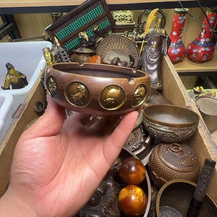铜器办公室茶室摆件