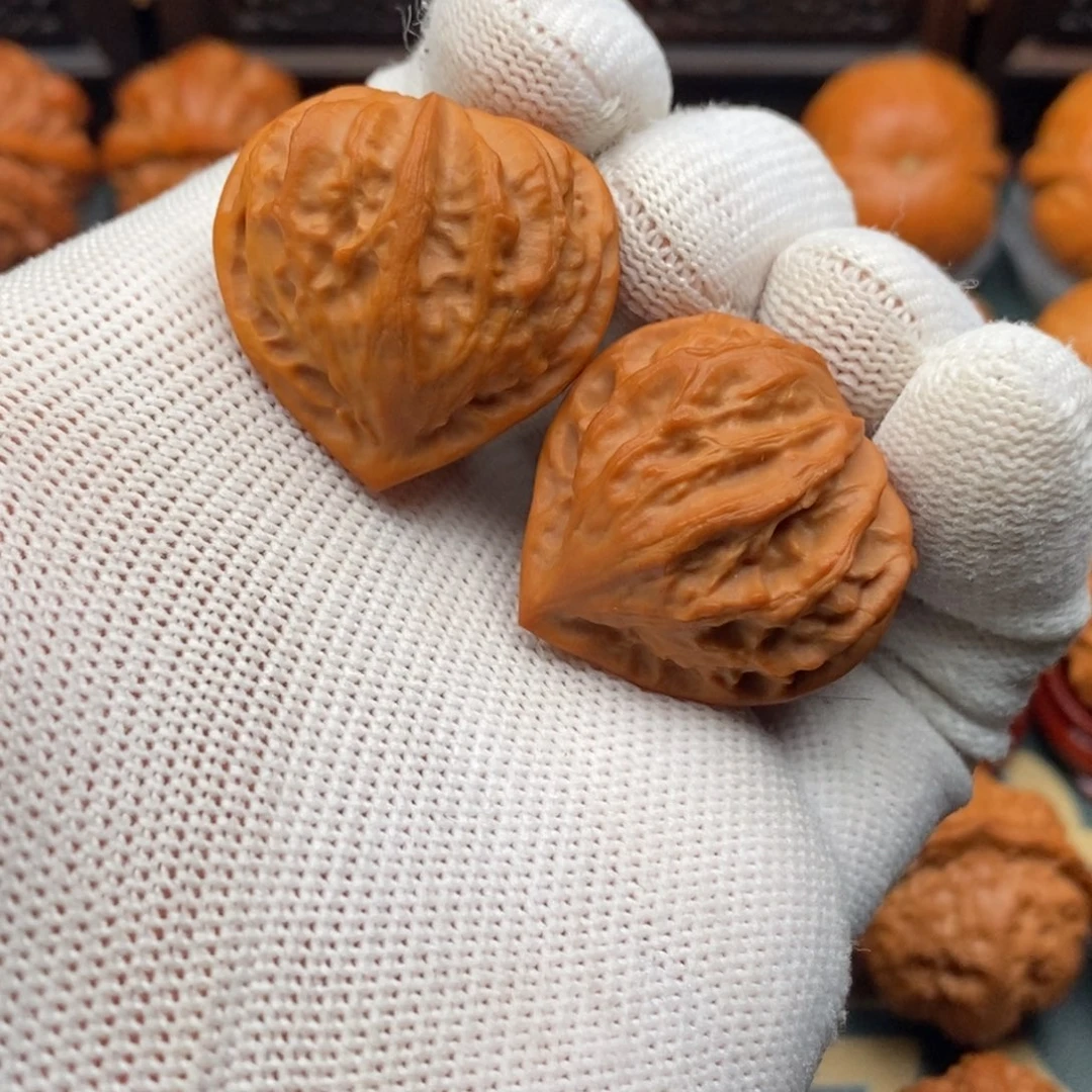 把件文玩核桃红桃A