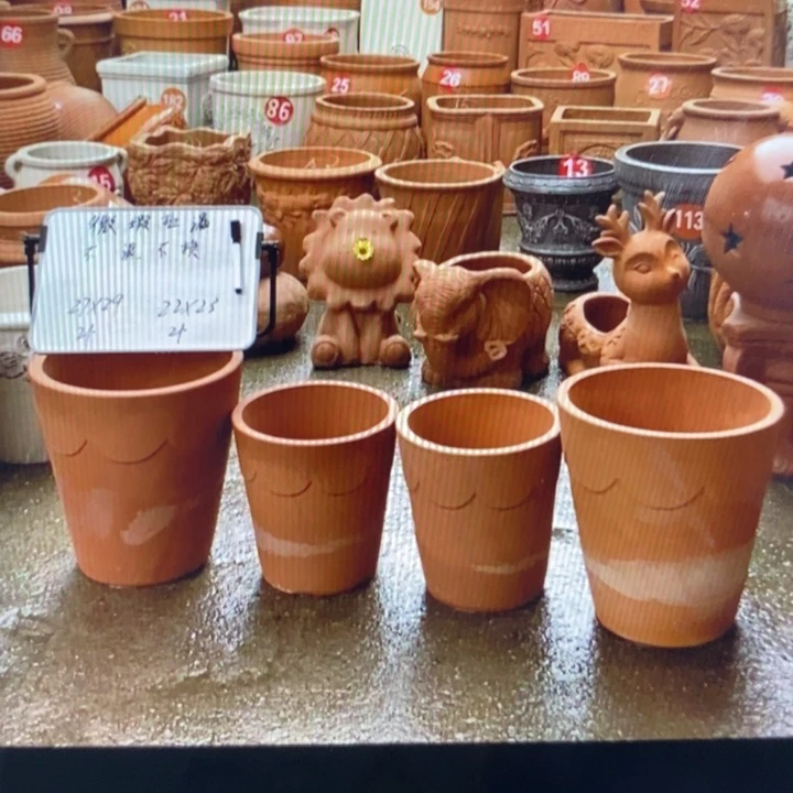微瑕捡漏4个红陶