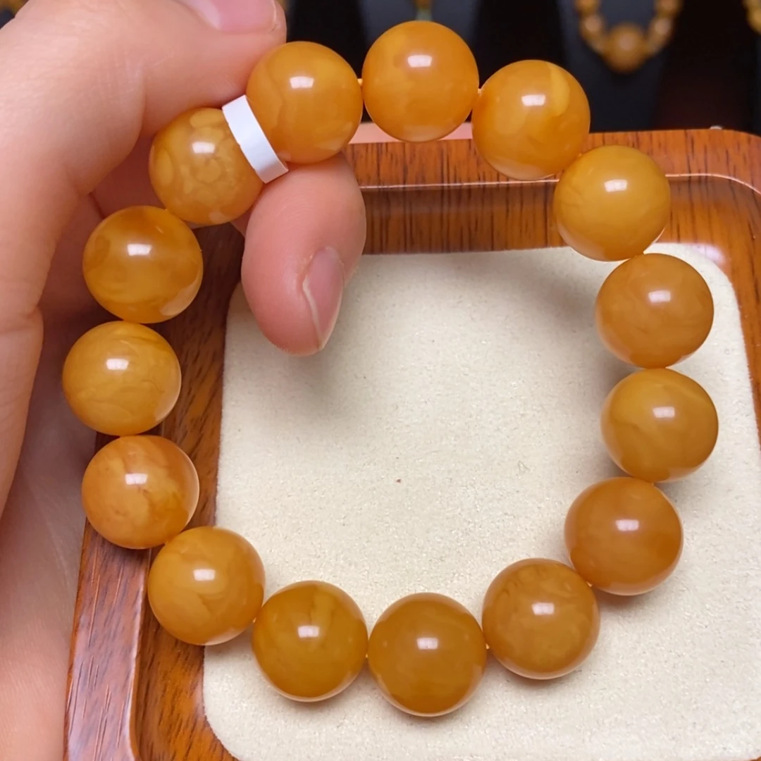 【闪购商品】蜜蜡手链未镶嵌手串