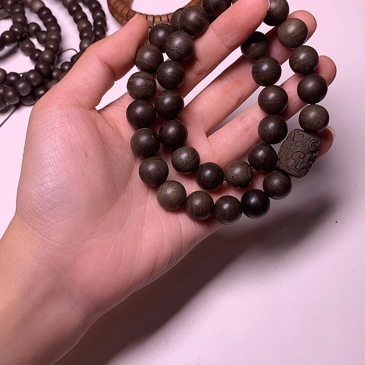 檀香木无事牌檀香阴沉1.2双圈