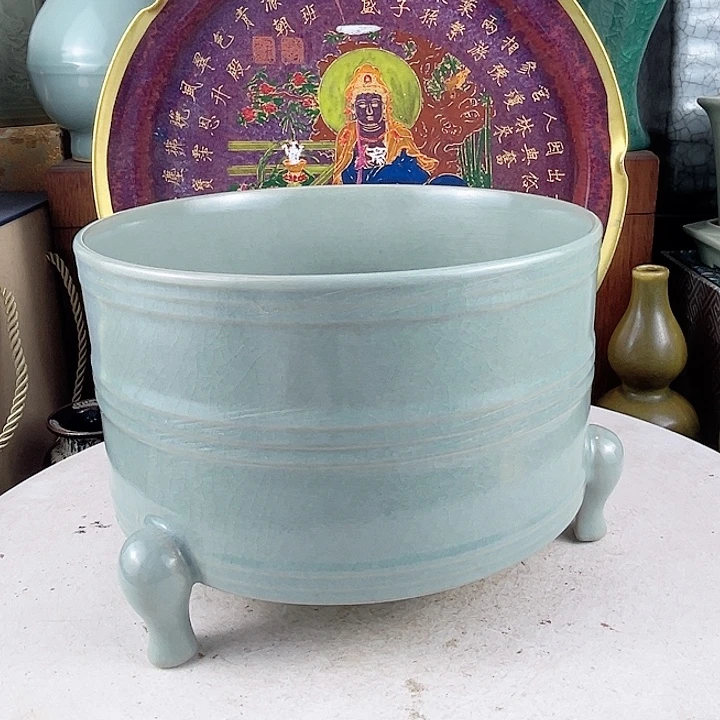 神***飞摆件手工制作陶瓷摆件