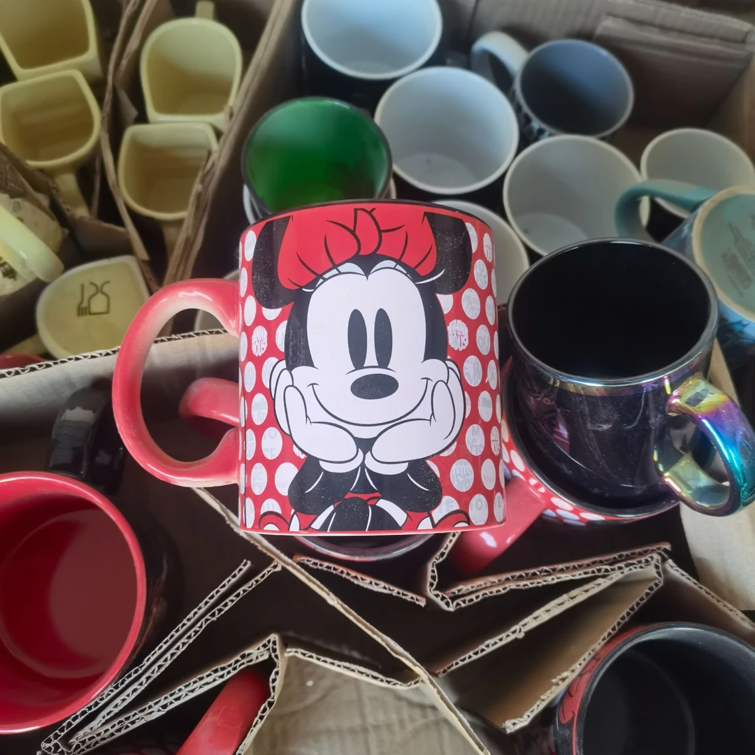 外贸尾单炻器马克杯牛奶杯早餐杯