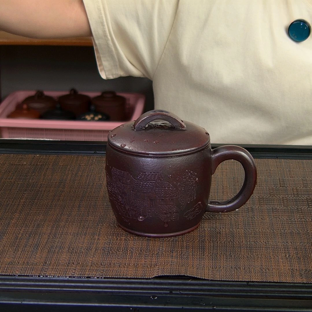 茶杯紫砂高货放漏